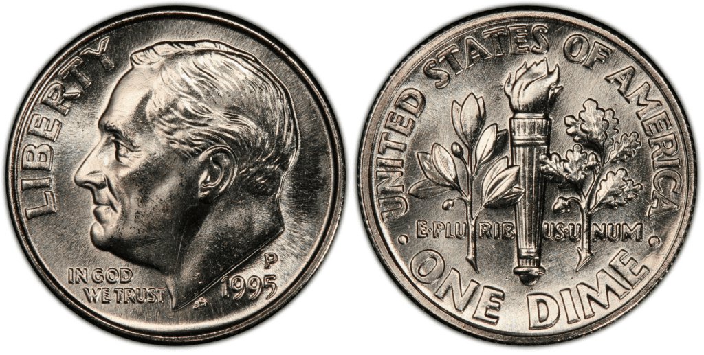 1995年P汞一角硬币