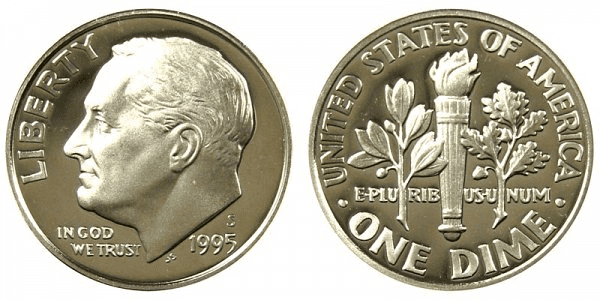 1995年S水星一角硬币